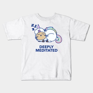 Deeply Meditated Kids T-Shirt